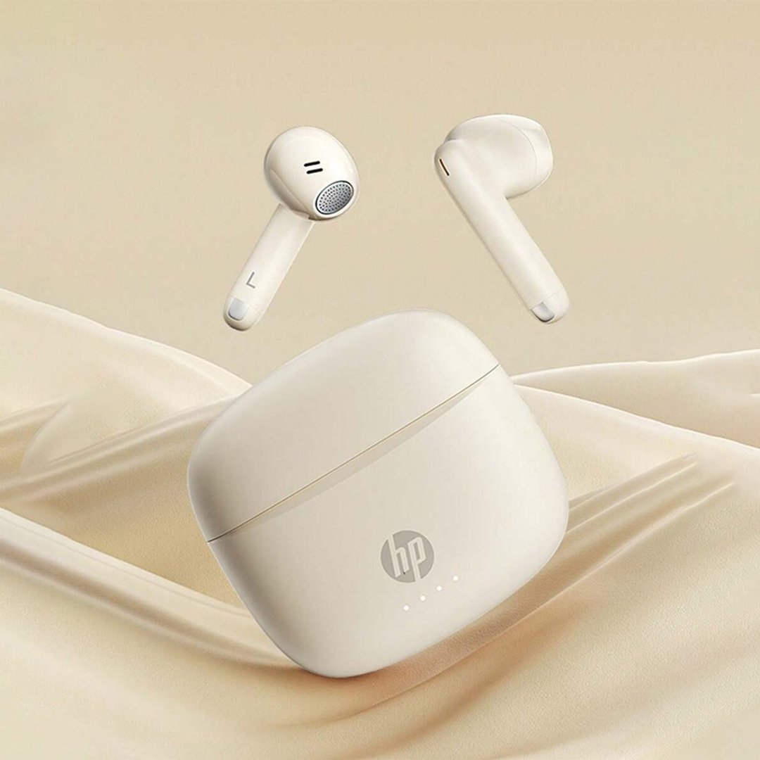 HP 惠普 H10J 真无线 蓝牙耳机 - 奶油色 - 耳机 - 其他材质 