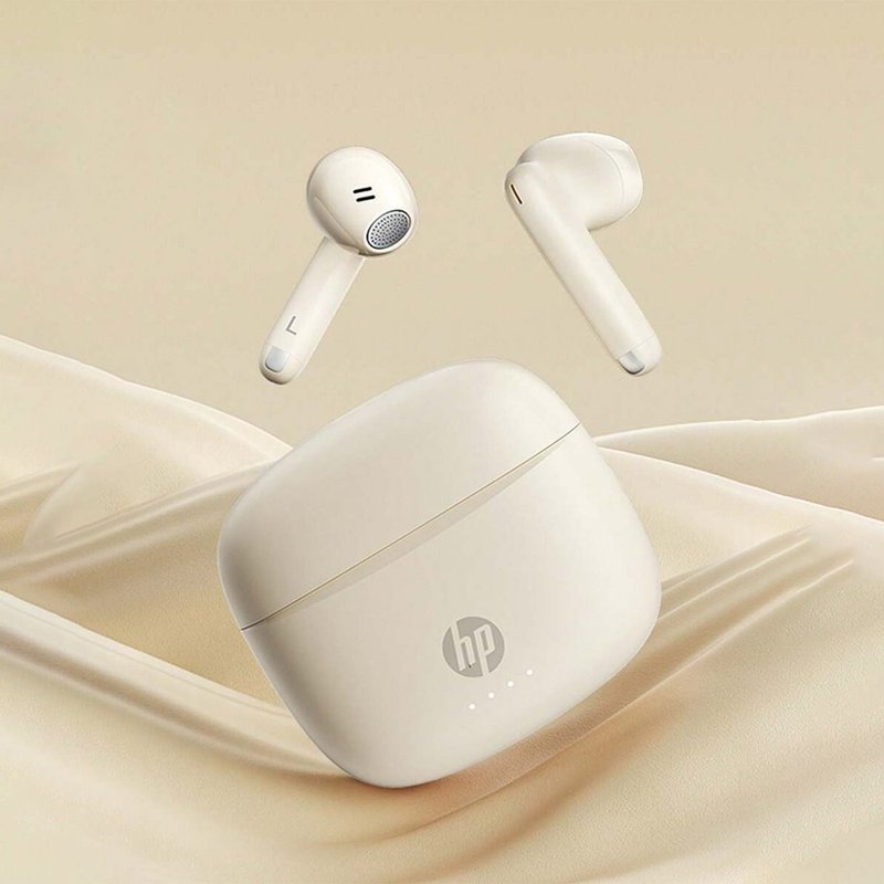 HP 惠普 H10J 真无线 蓝牙耳机 - 奶油色 - 耳机 - 其他材质 