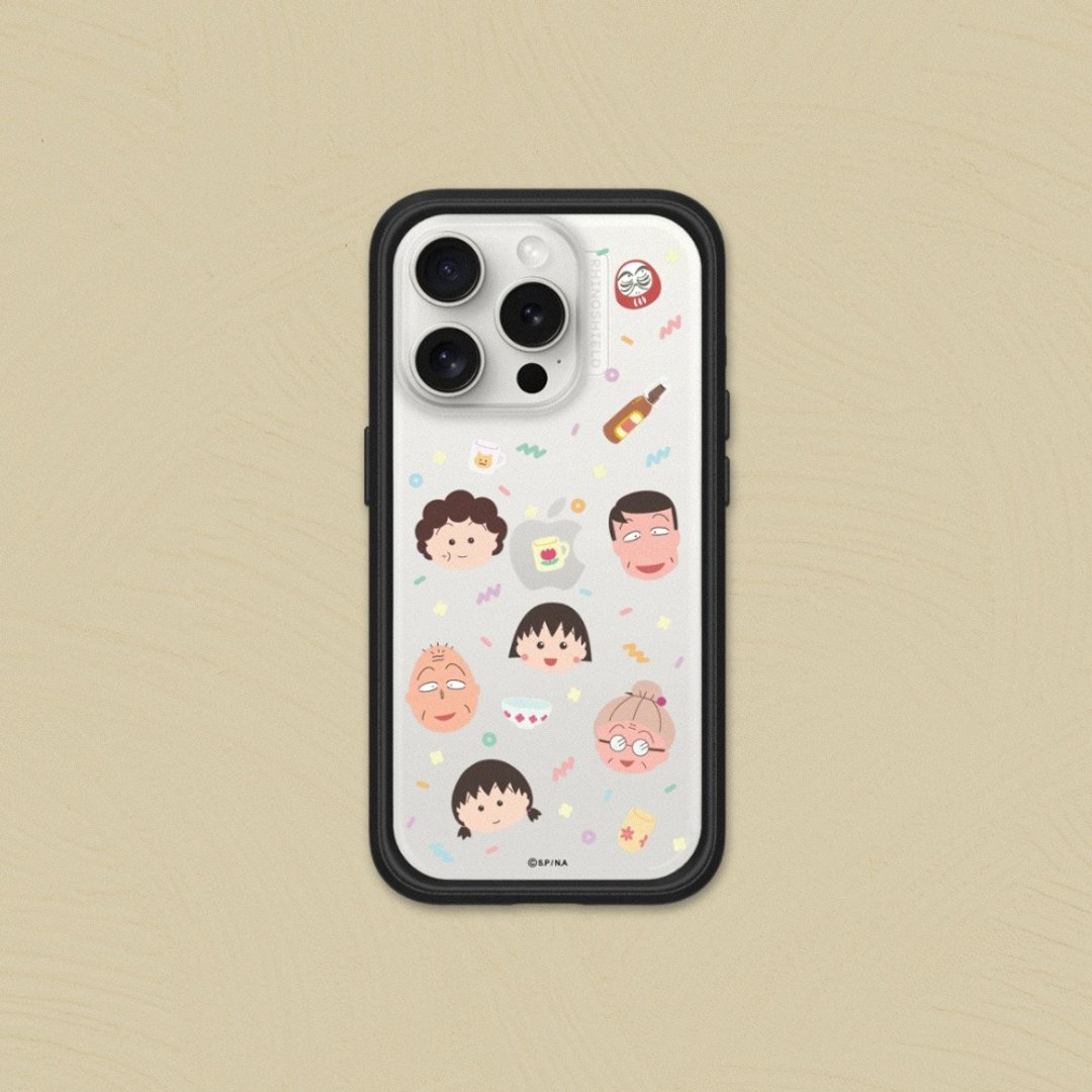 Mod NX边框背盖手机壳∣樱桃小丸子/家人日常 for iPhone - 手机壳/手机套 - 塑料 多色