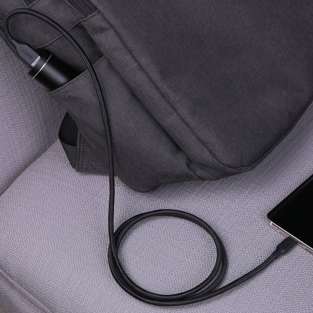【AUKEY】CB-AC1 编织尼龙USB 3.1 USB-A转USB-C电缆1.2米 - 充电宝/传输线 - 塑料 多色