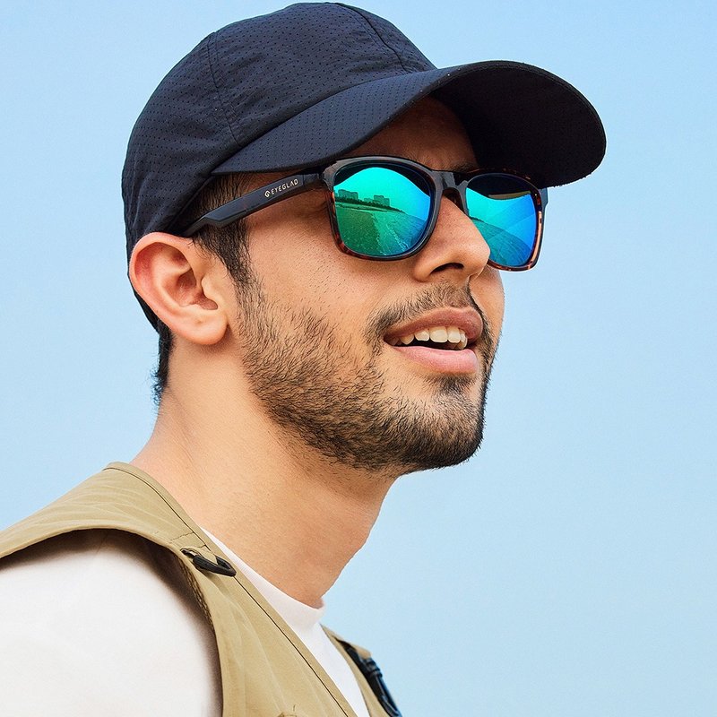 SunWave 休闲偏光太阳眼镜 | UV400 玳瑁茶 - 自行车/周边 - 塑料 