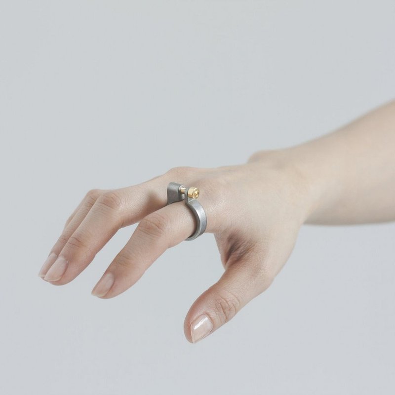 CLAMP RING TYPE B 316钢制戒指_钢色 - 戒指 - 不锈钢 银色