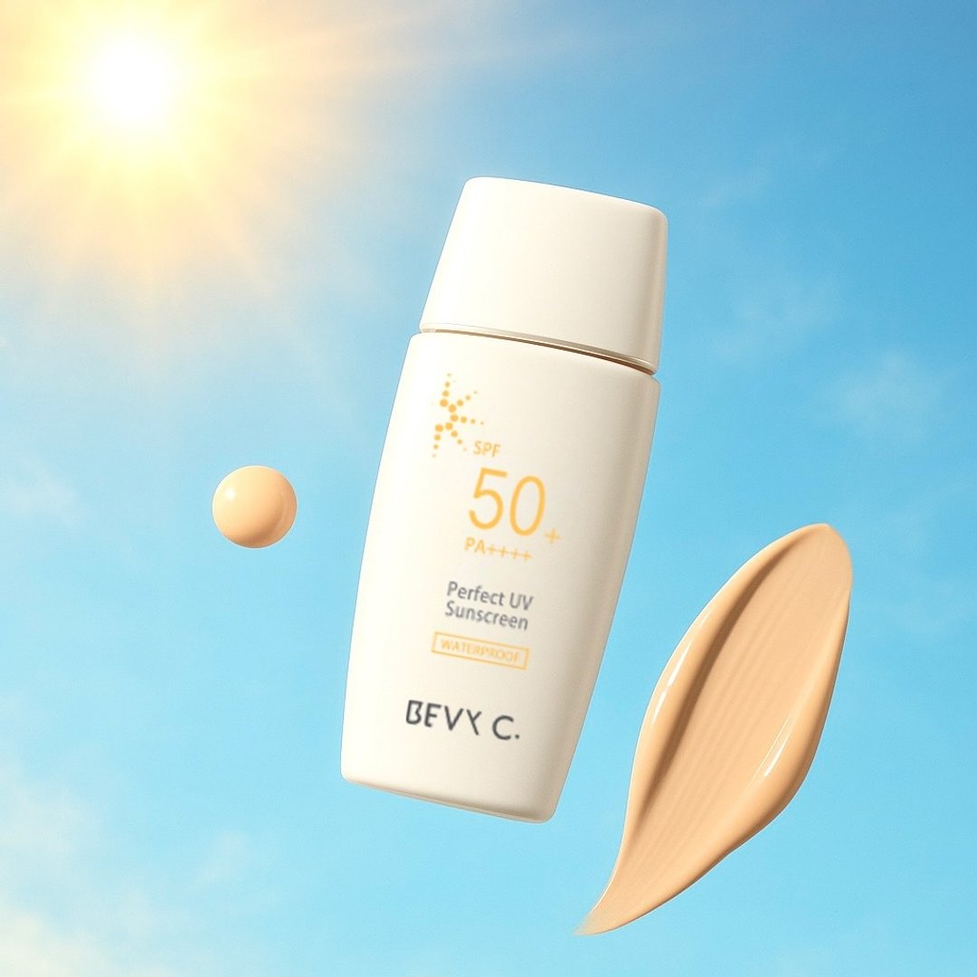 【BEVY C.】轻盈防晒粉底露 SPF50+ / PA++++ 50mL - 防晒 - 其他材质 白色