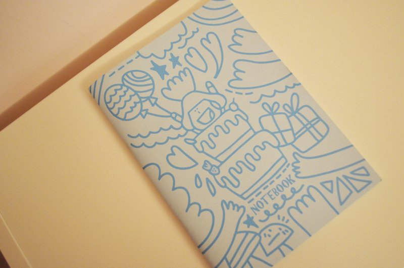 庆生梅西“笔记本” - 笔记本/手帐 - 纸 蓝色