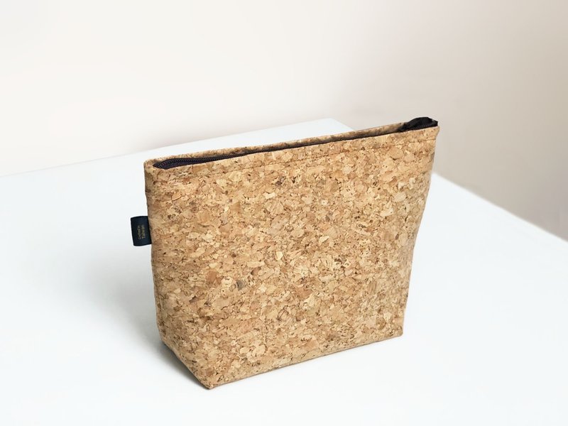 【定制化礼物】【软木系列】收纳包 (可定制文字.图) - 化妆包/杂物包 - 木头 