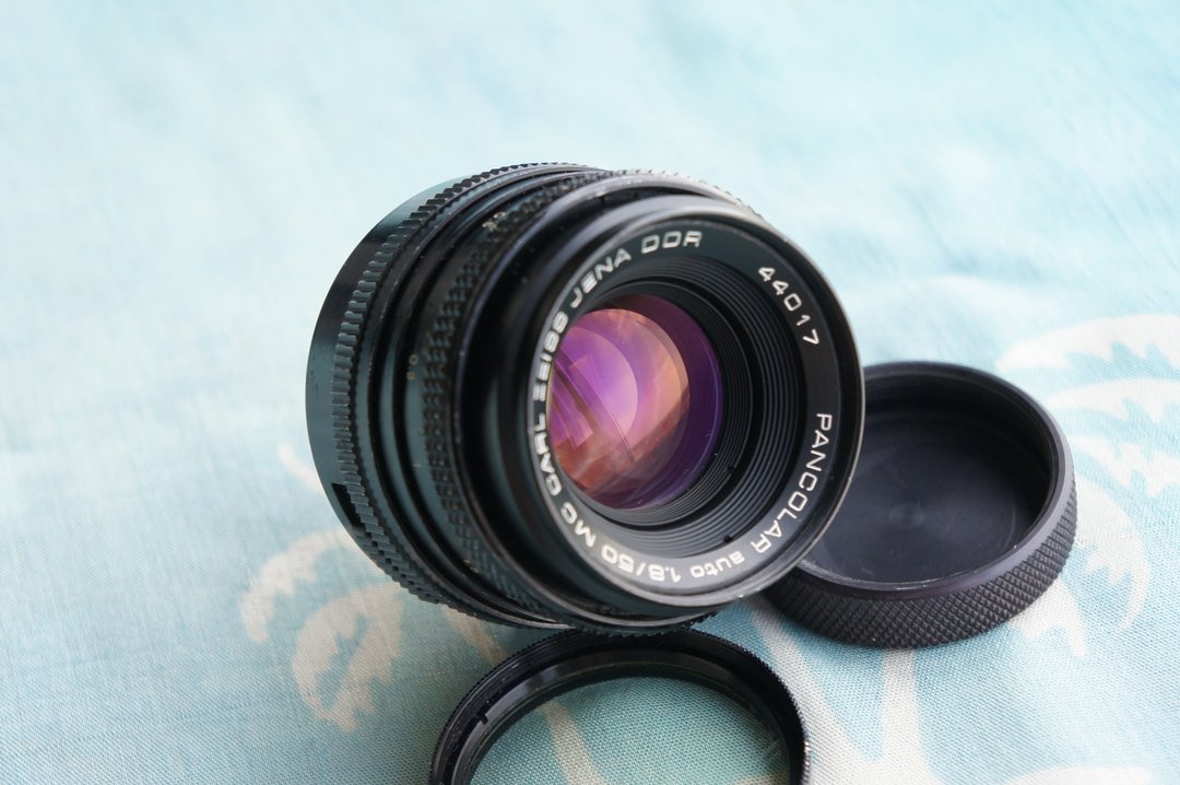 标准焦点卡尔蔡司耶拿 DDR MC PANCOLAR 1.8/50 镜头适用于 M42 PRAKTICA、ZENIT - 相机 - 其他材质 