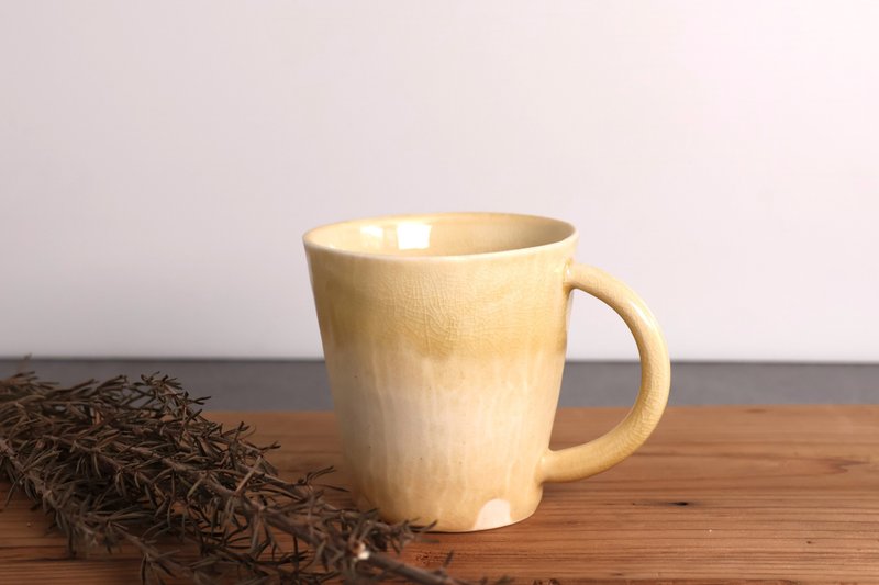 雅黄灰杯 - 咖啡杯/马克杯 - 瓷 黄色
