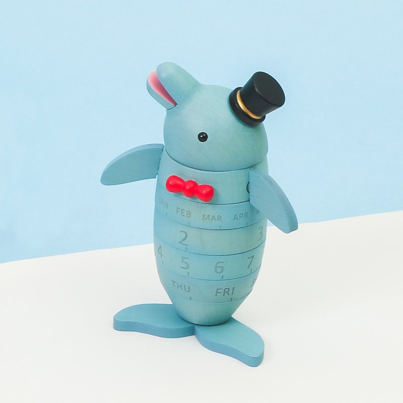 【2025 海豚万年历】海洋动物 桌历 日历 | Wooderful life - 年历/台历 - 木头 多色