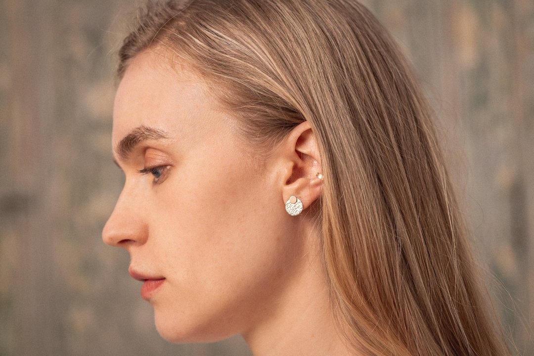 ECUADOR EARRINGS 耳环 - 耳环/耳夹 - 贵金属 金色