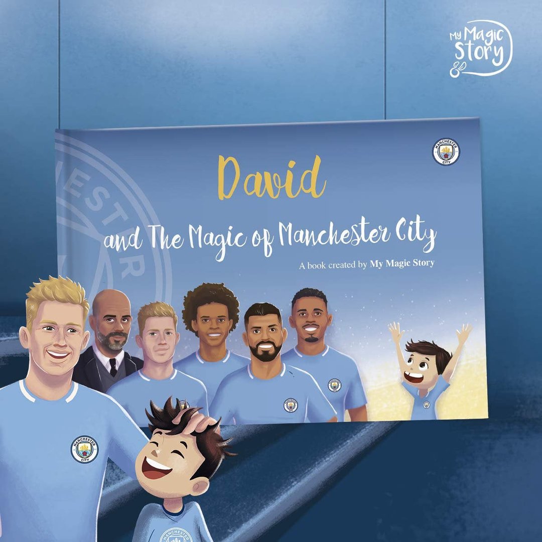 The Magic of Manchester City儿童客制绘本/曼城俱乐部官方授权 - 儿童绘本/图书 - 纸 蓝色