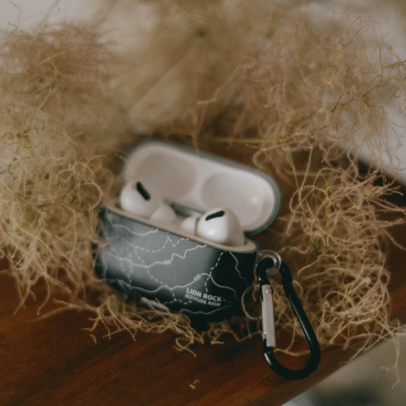 【 AIRPODS CASE 】塞拉利昂 / the CONTOUR / ASH - 耳机收纳 - 硅胶 黑色
