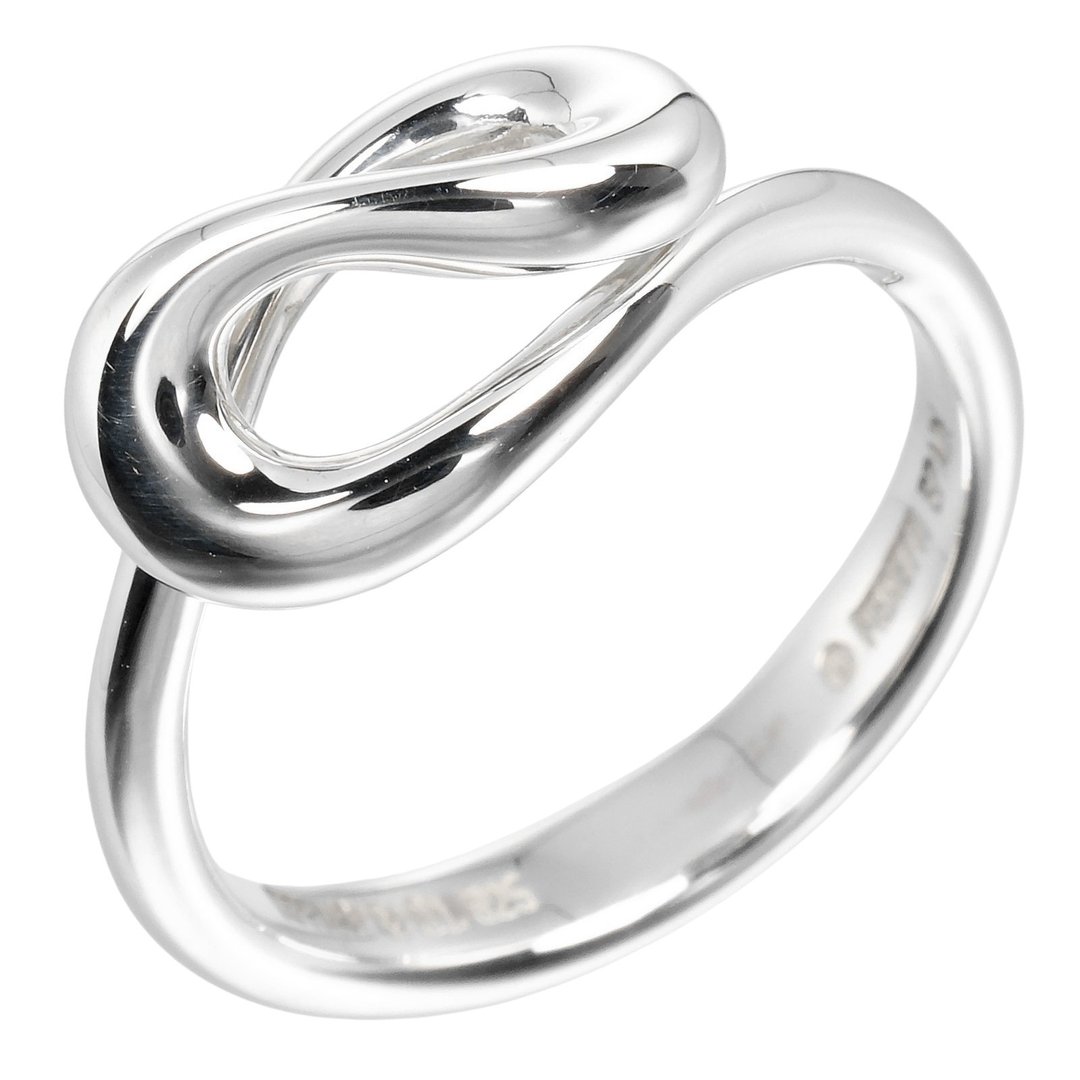 【日本直送】蒂芙尼 TIFFANY&Co. Open Wave 9号 戒指 纯银 925 约3.2g【二手】 - 戒指 - 银 银色