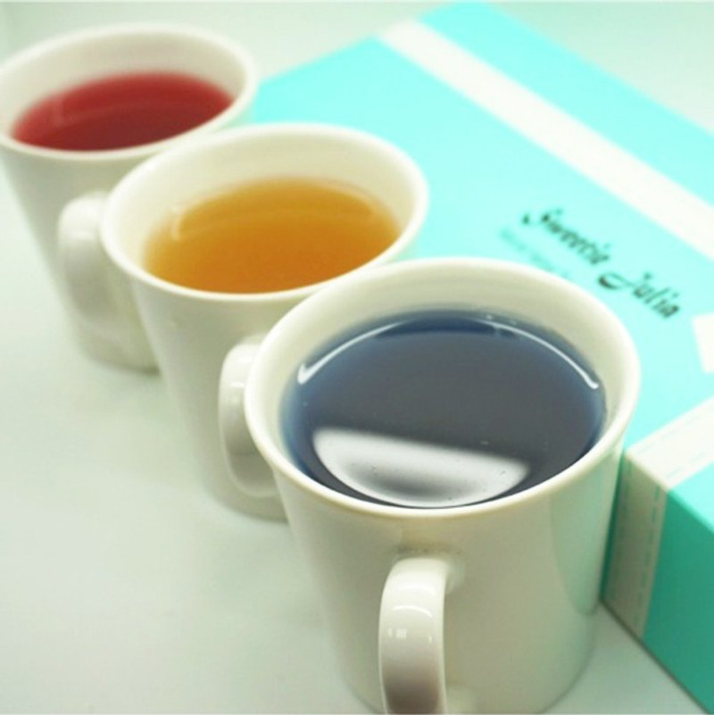 茱莉亚玫瑰系列 无糖 零热量 四角平面茶包 - 茶 - 其他材质 多色