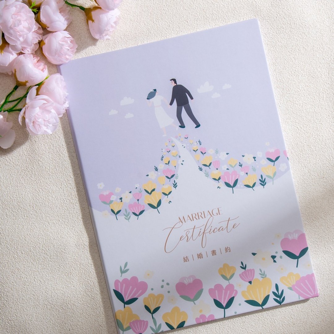 诗意夏日 结婚书约套组【含书约夹 + 内页】公版现货 - 婚礼誓言书 - 纸 