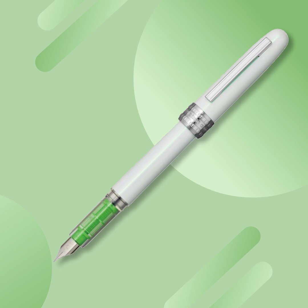 PLATINUM 白金 PLAISIR ARUA钢笔Healing Green M尖 - 钢笔 - 其他材质 绿色