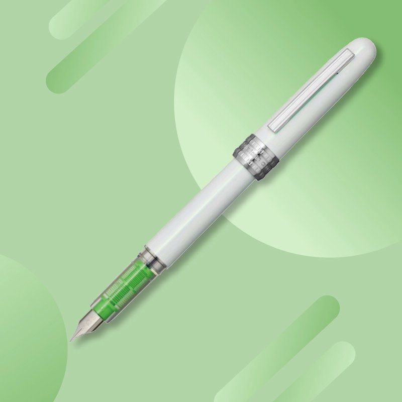 PLATINUM 白金 PLAISIR ARUA钢笔Healing Green M尖 - 钢笔 - 其他材质 绿色