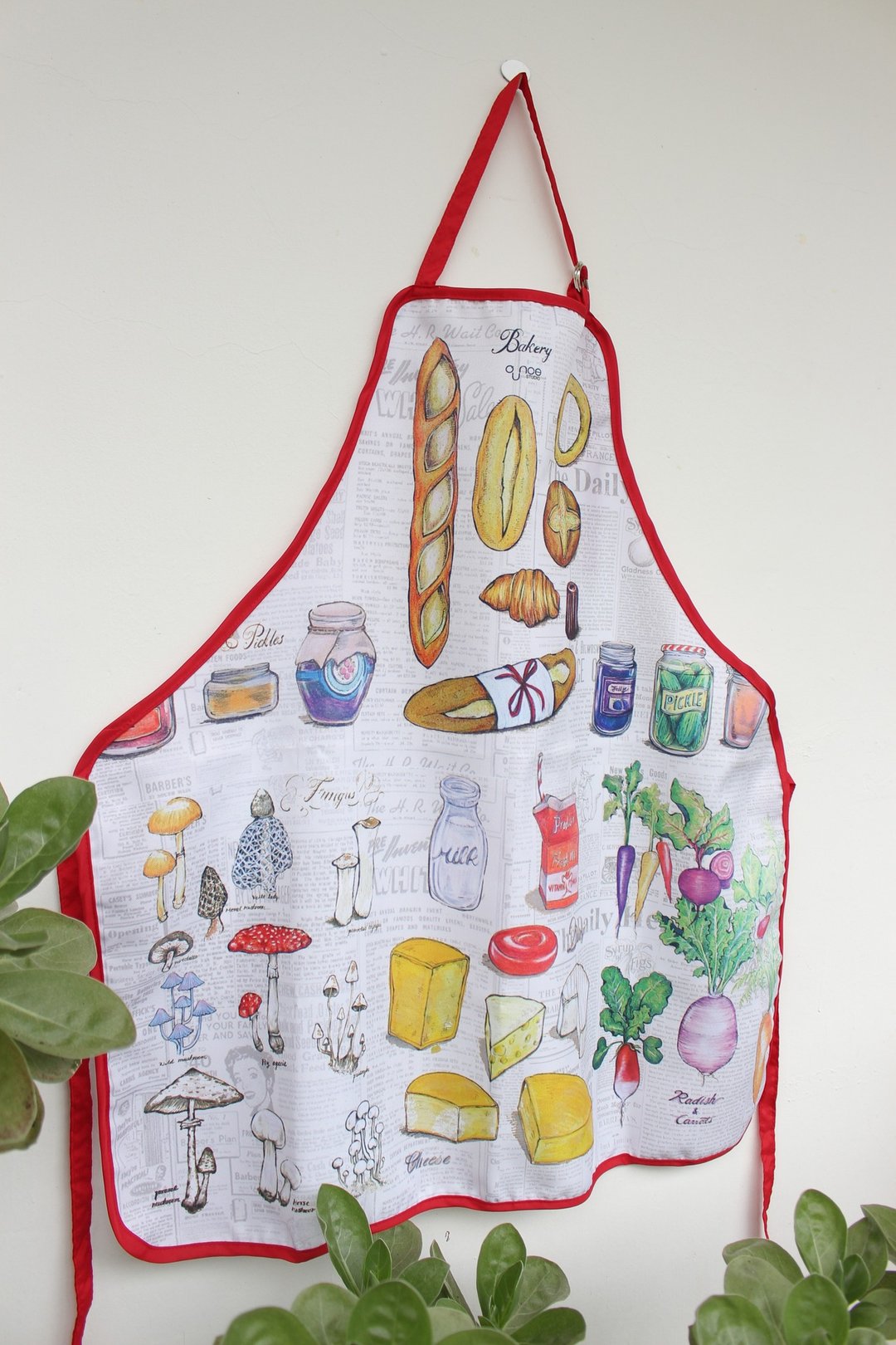 缤纷居家厨房围裙手套组 - 围裙 - 聚酯纤维 