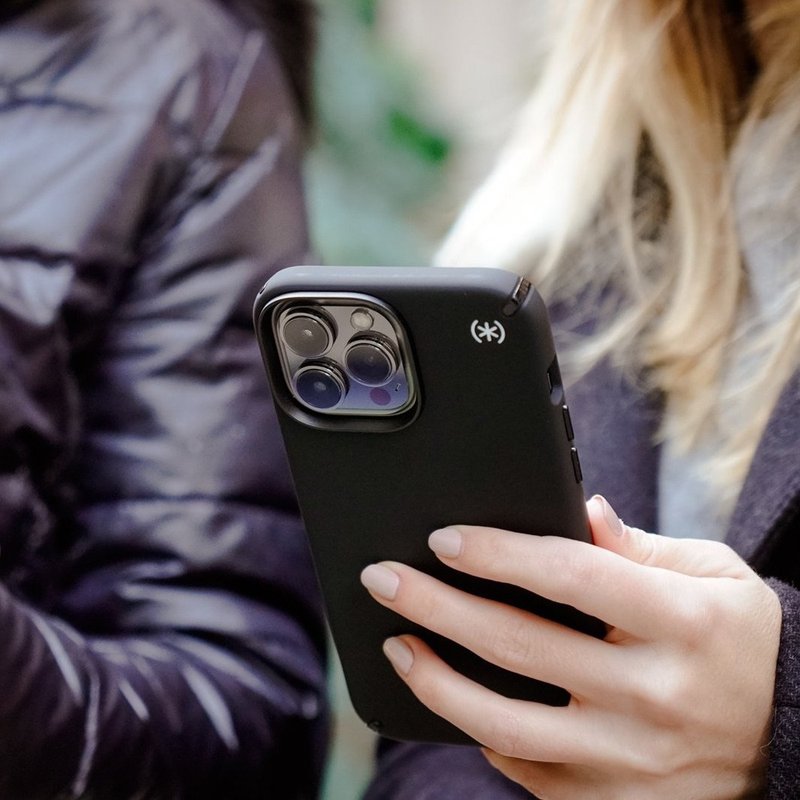 Speck iPhone 15/14/13/12 Presidio2 Pro 柔触感防摔壳- 黑色 - 手机壳/手机套 - 塑料 黑色