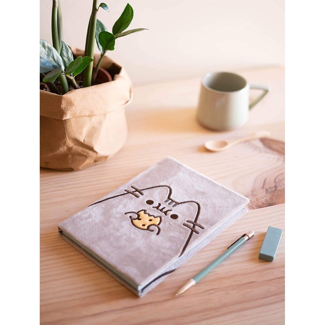 【胖吉猫】A5绒毛笔记本/Pusheen - 笔记本/手帐 - 纸 多色