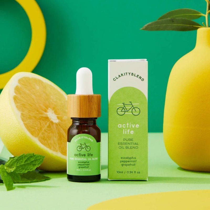 英国Clarity Blend Active Life 香薰精油 - 香薰/精油/线香 - 精油 蓝色