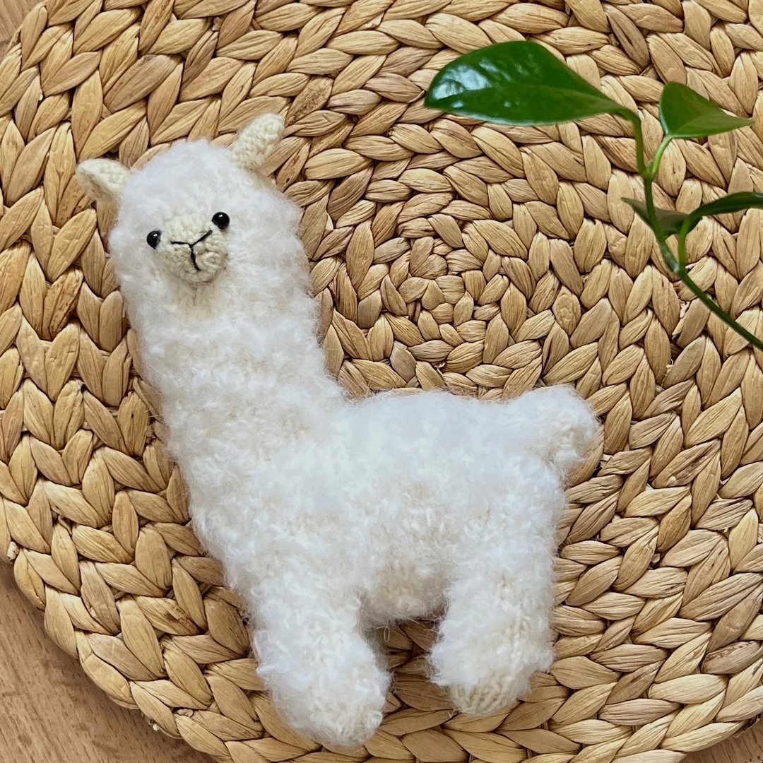 针织草泥马|手工玩具 - 玩偶/公仔 - 其他材质 白色