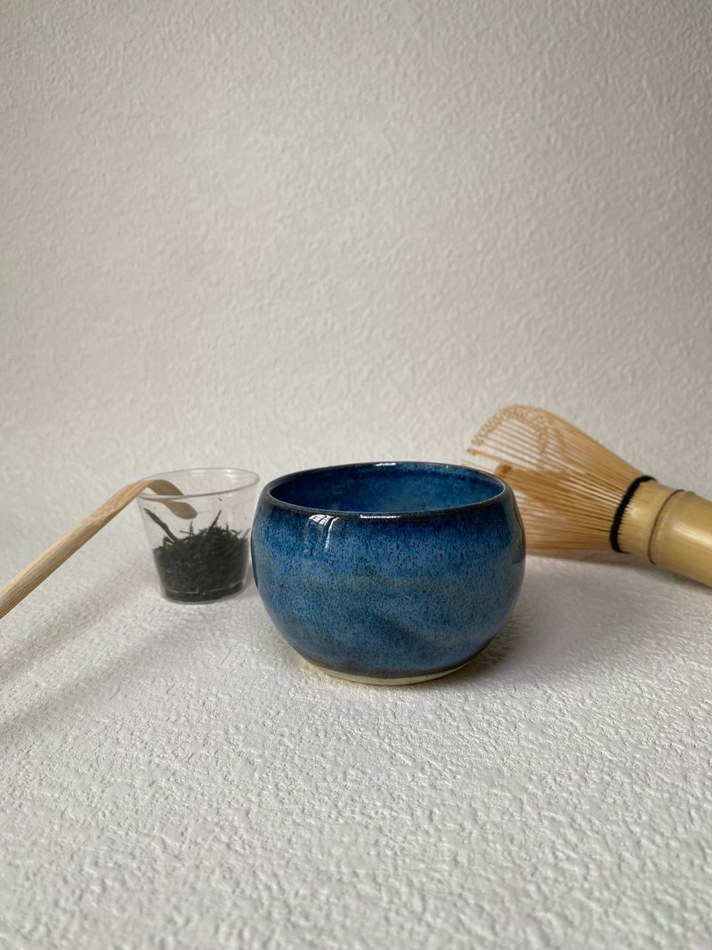 银河幻象 蓝色手作陶瓷杯 - 行云流水系列 - 其他杯子 - 陶 蓝色