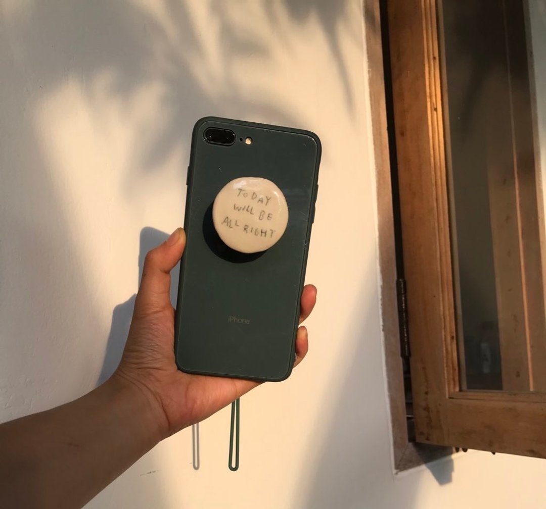 Ceramic griptok for phone - 其他 - 陶 白色