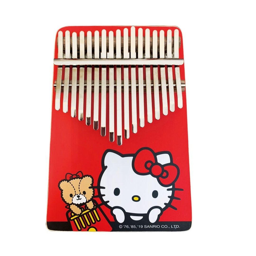 【正版授权】Hello Kitty双面彩色 卡林巴琴 送原厂书包 - 吉他/乐器 - 木头 红色