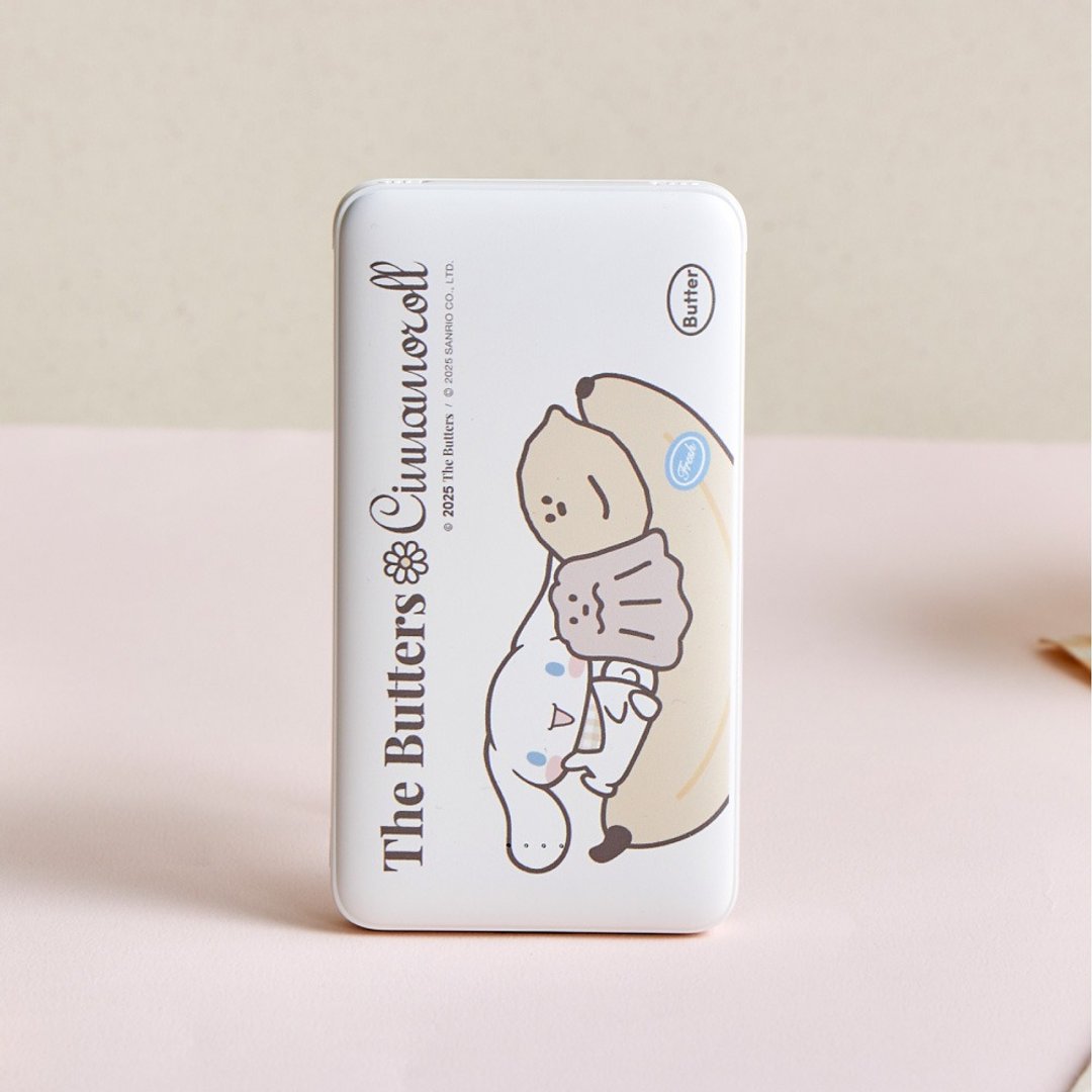 奶油家族x大耳狗乐游香蕉船双线快充10000mAh行动电源 - 充电宝/传输线 - 塑料 多色