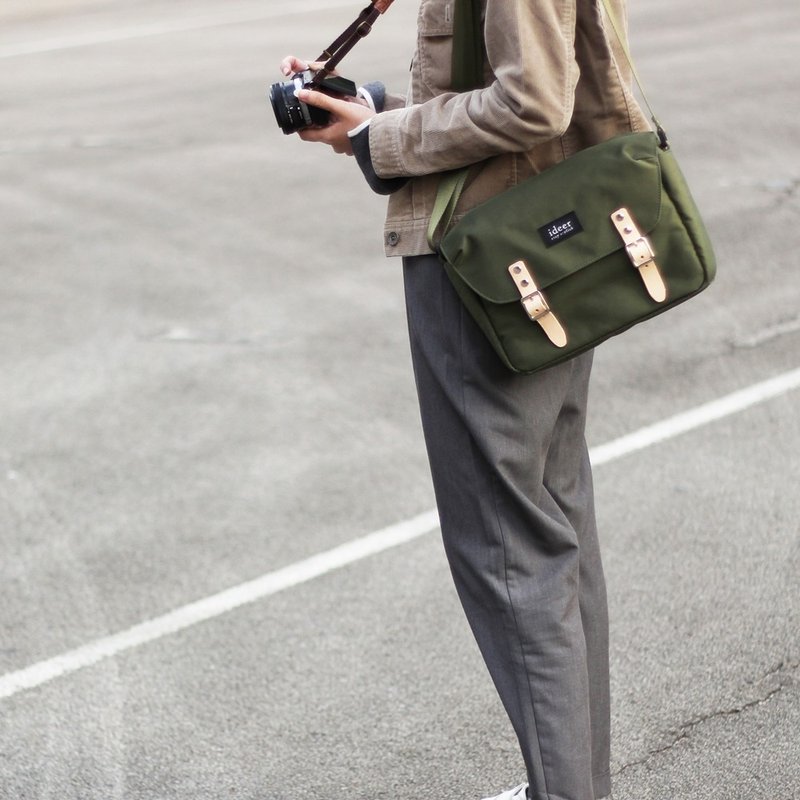 【季节特价】 HUNTER系列 190 军绿色防泼水尼龙单镜反光相机袋 - 相机包/相机袋 - 其他材质 绿色