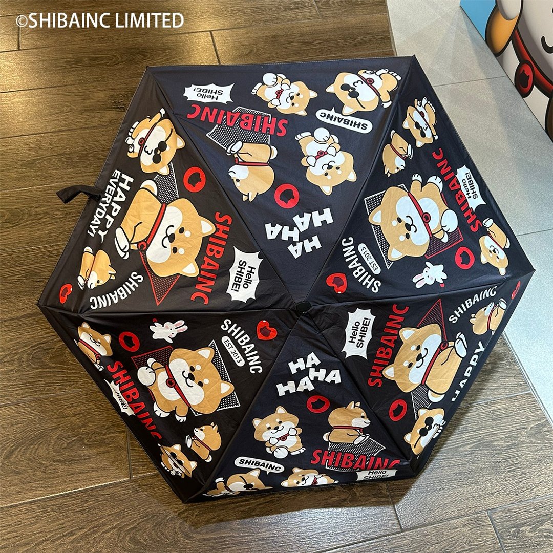 SHIBAINC 柴犬工房 Shibe 雪比 雨天 伞 - 雨伞/雨衣 - 防水材质 蓝色