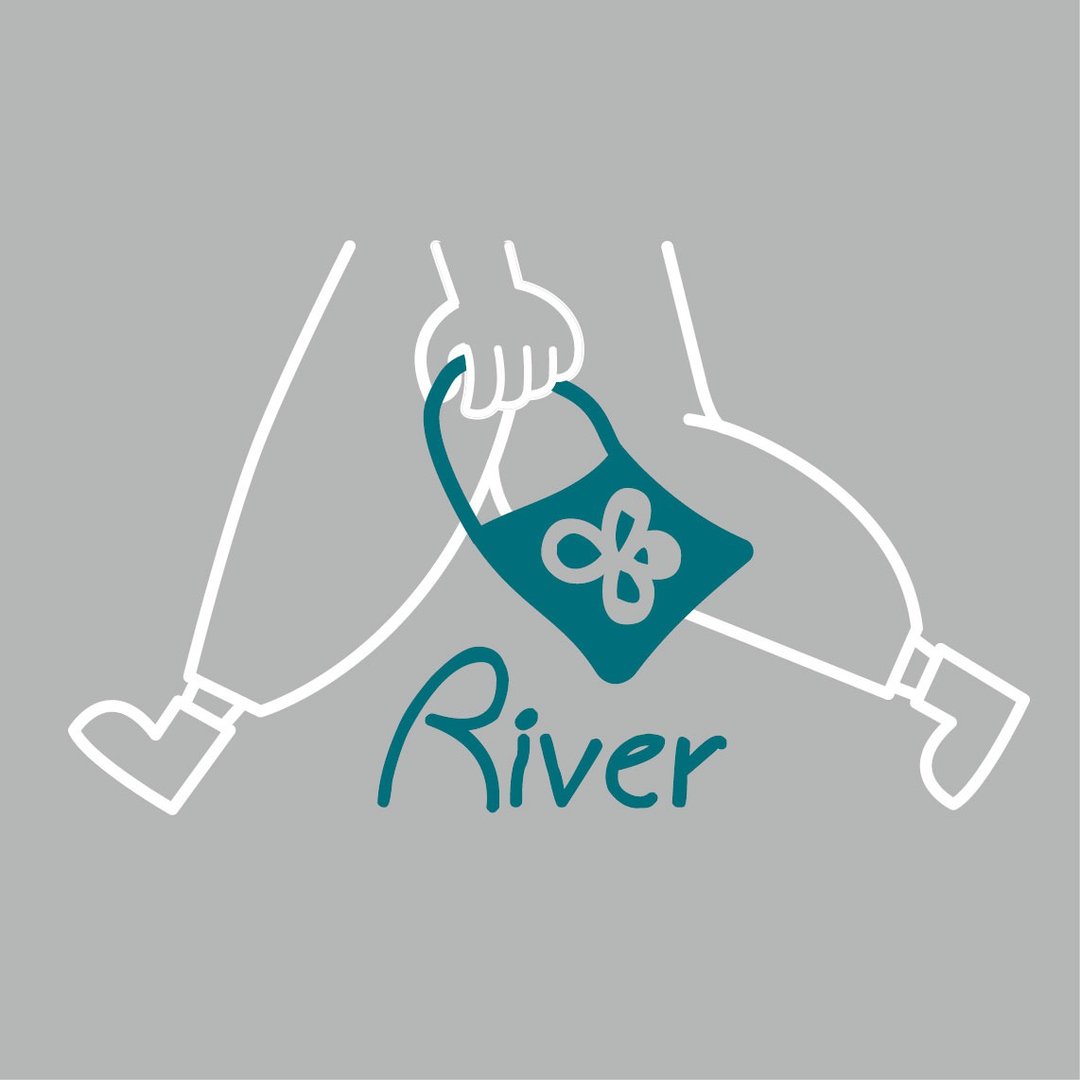【River-定制尺寸】B-001/小束口手提袋 - 手提包/手提袋 - 棉 多色