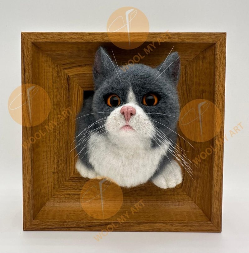 定制羊毛毡艺术品 相架款式 - 订制抱枕/饰品 - 羊毛 