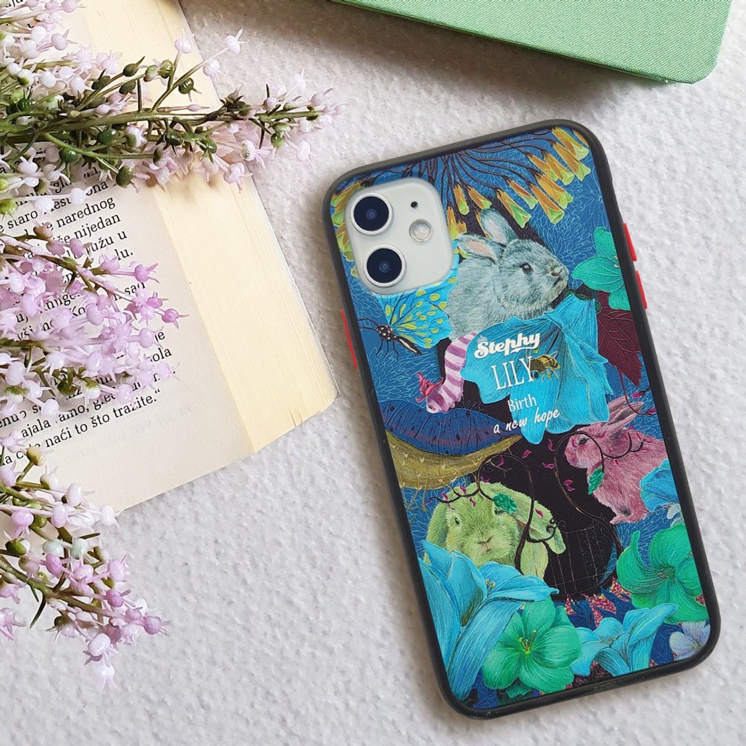 iPhone 11萌兔浮雕防滑加厚TPR包边防摔手机壳_附赠手机壁纸 - 手机壳/手机套 - 塑料 