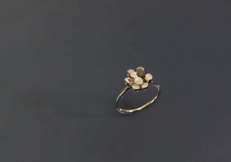 花系列-面包花925银戒 - 戒指 - 纯银 粉红色