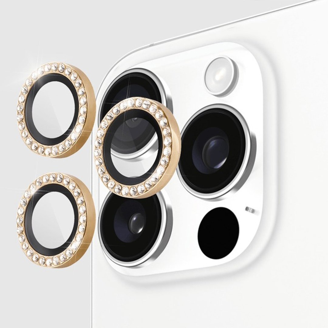 【kate spade】iPhone 16 Pro / iPhone 16 Pro Max镜头晶钻贴 - 平板/电脑保护壳 - 玻璃 透明