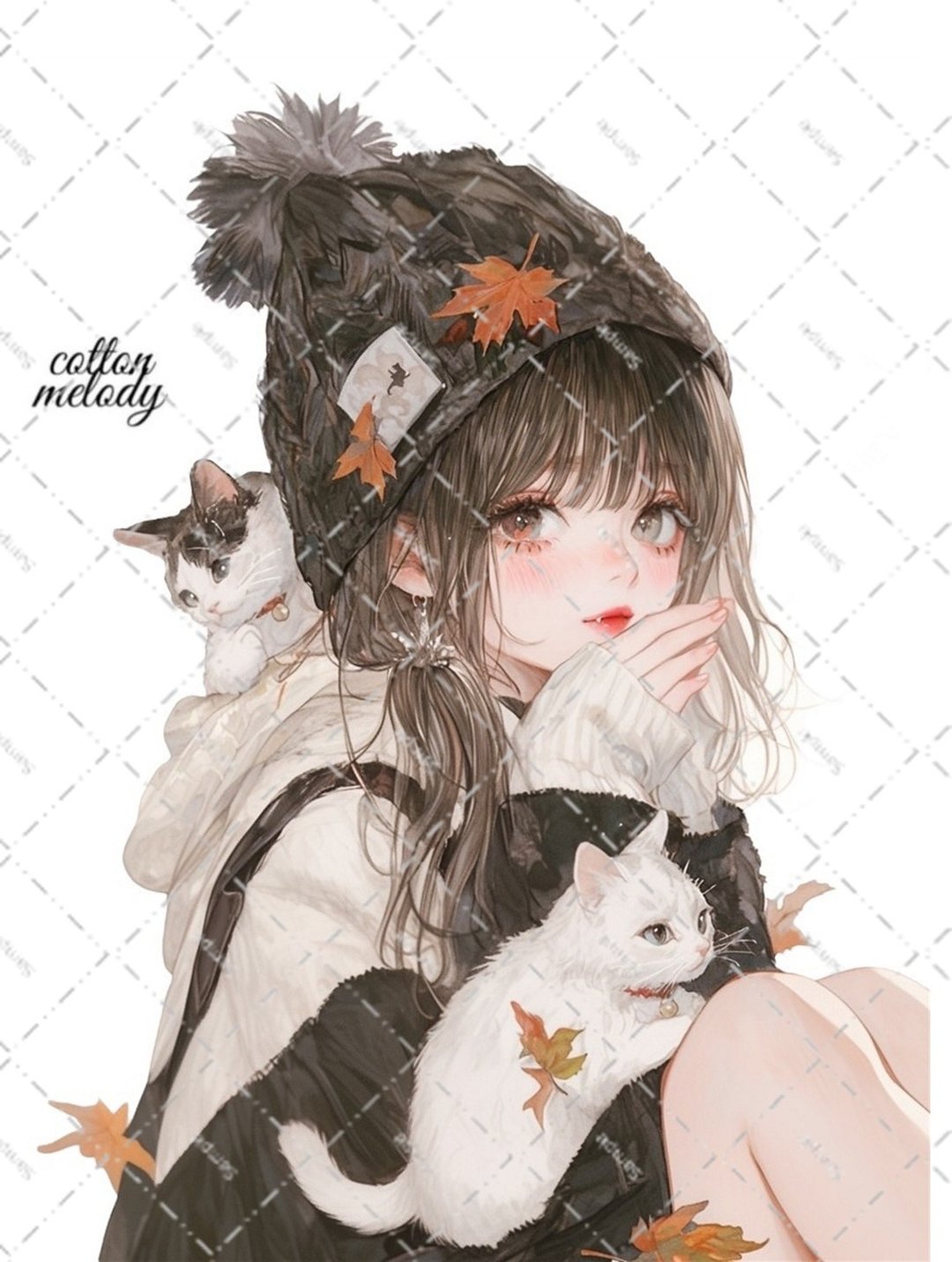 原创贴纸 no.6966 人物贴纸 原创贴纸 人物贴纸 女孩贴纸 原创人物贴纸 - 贴纸 - 纸 