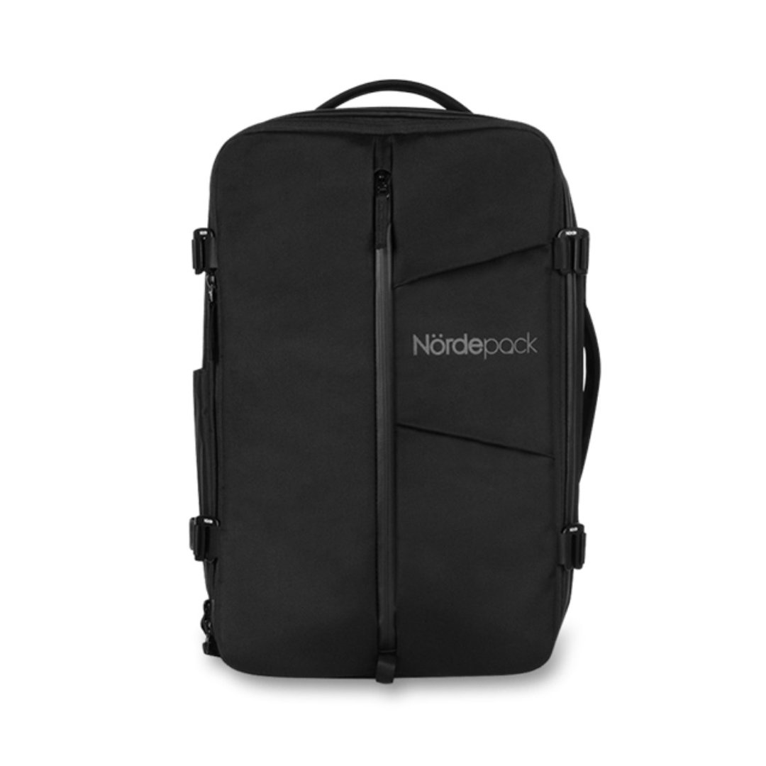 【旅游必备】NORDEPACK 都市旅人系列 超过30种强大功能细节 多 - 后背包/双肩包 - 尼龙 黑色