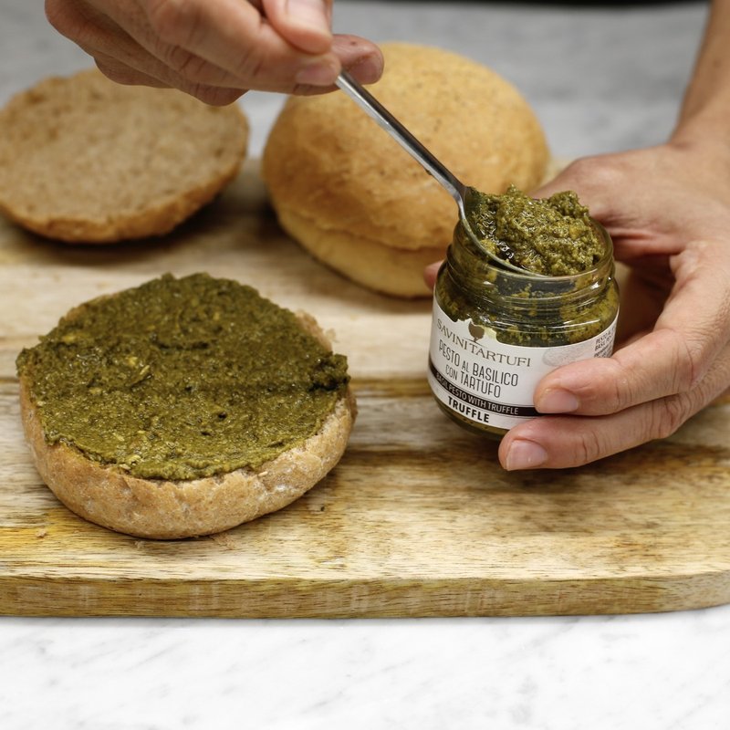 【萨维尼松露】义式松露罗勒酱 90g - 酱料/调味料 - 新鲜食材 