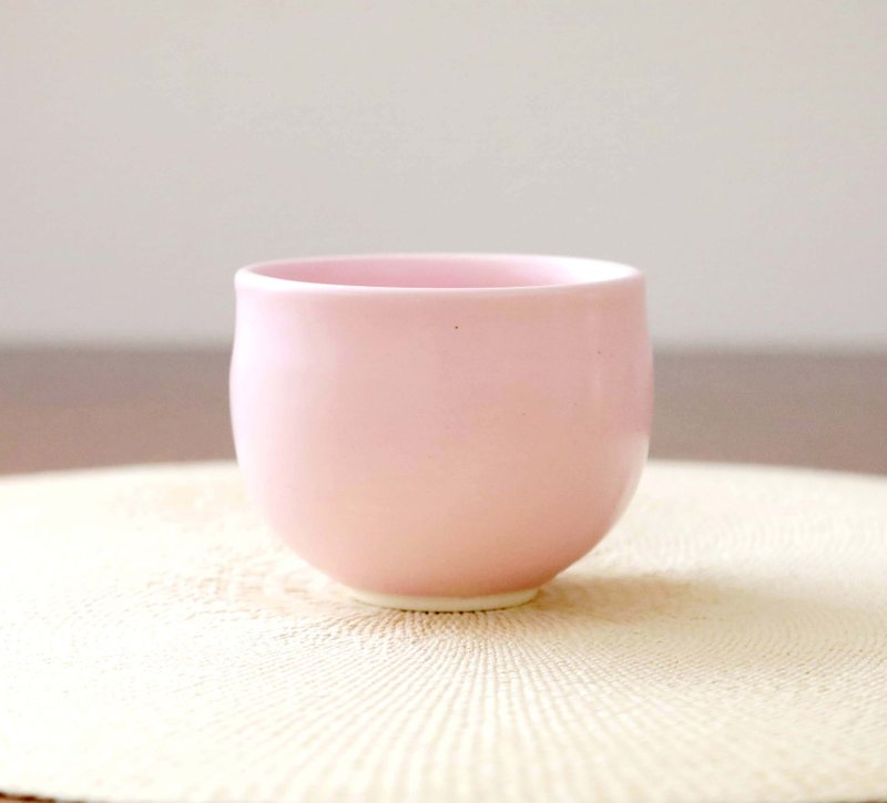 樱花釉小圆茶杯 - 其他杯子 - 陶 粉红色