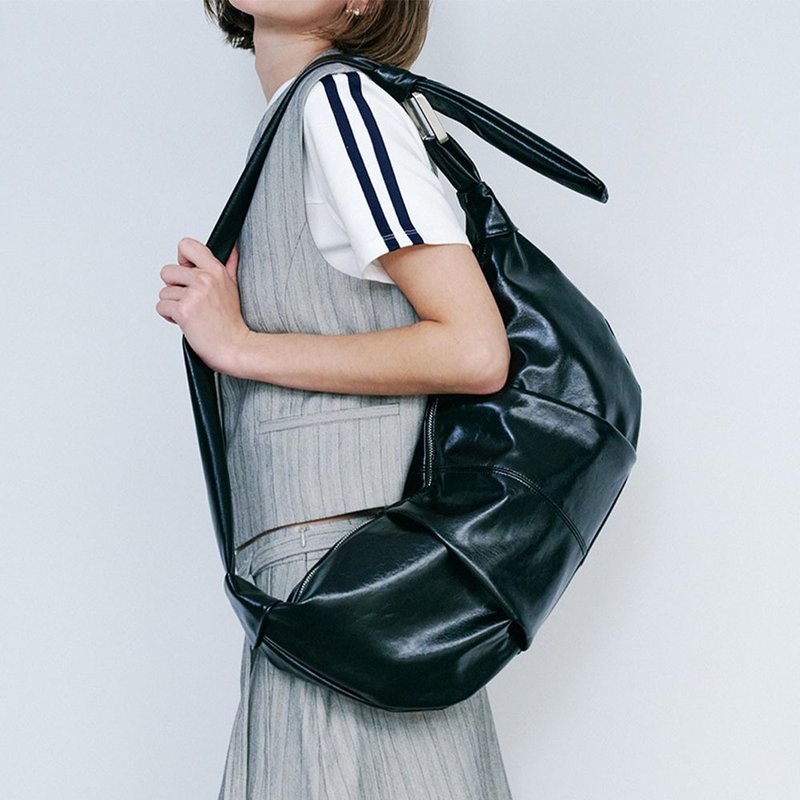 韓國品牌 SQUARE line Chung 手提上肩袋 S1029 - 手提包/手提袋 - 人造皮革 