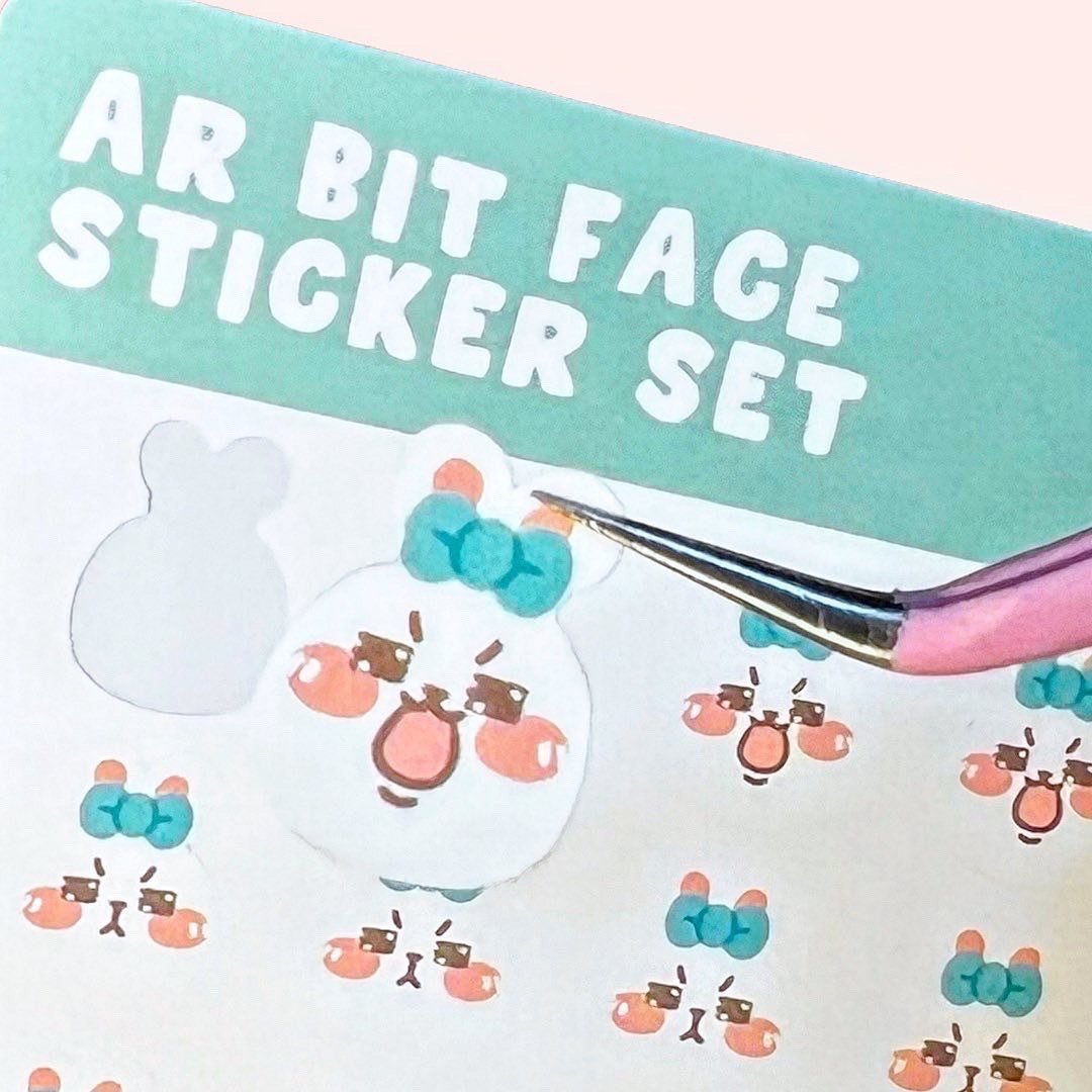 Littleland森林朋友 FACE-STICKER SET - 贴纸 - 纸 多色
