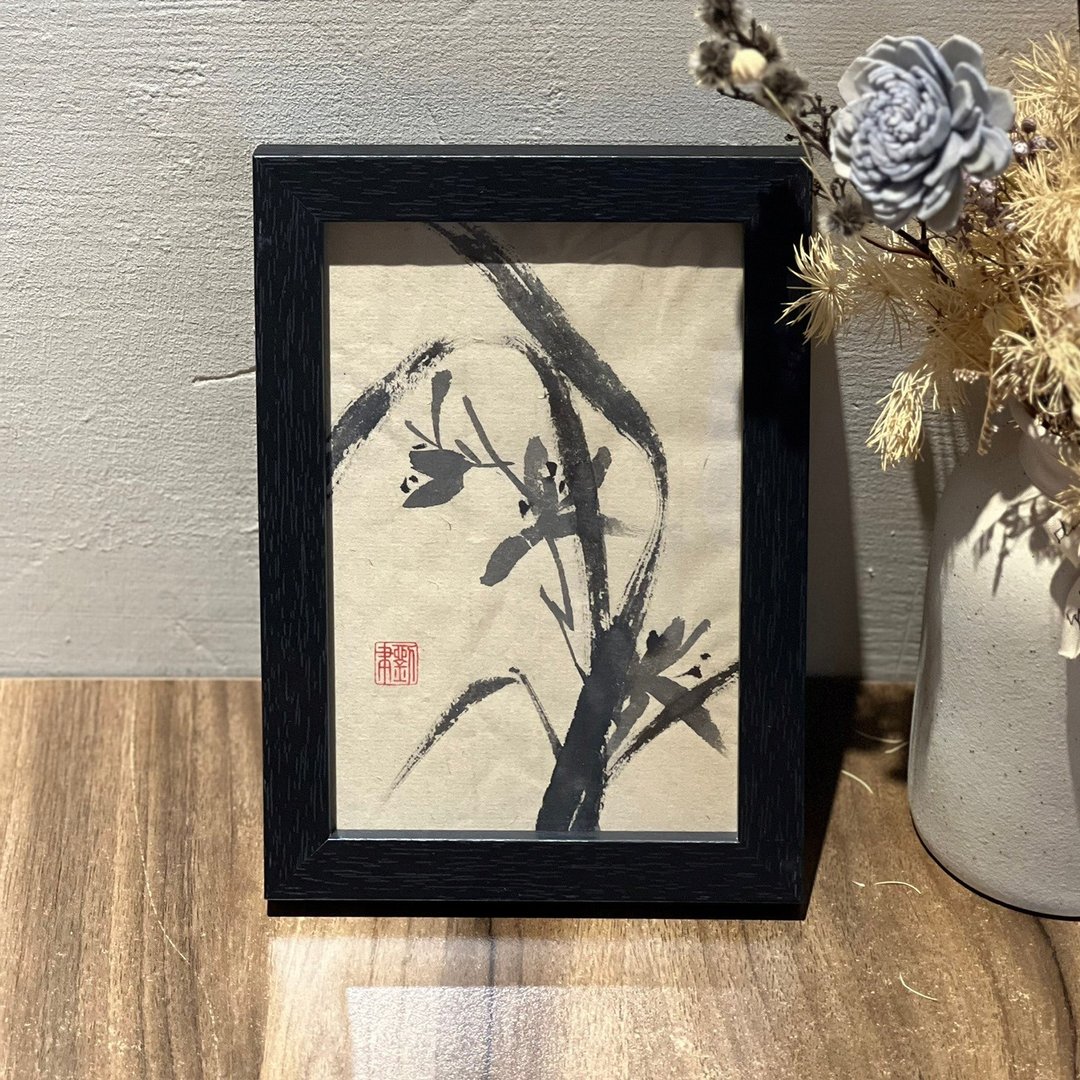 手绘水墨小品| 兰花 |国画 - 摆饰 - 纸 
