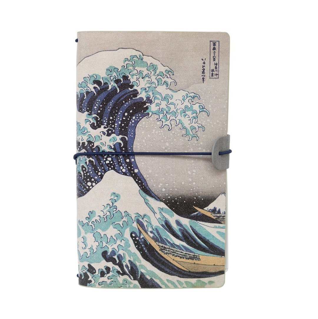 【浮世绘】葛饰北斋 富岳三十六景-神奈川冲浪里 浮世绘风笔记本 - 笔记本/手帐 - 纸 多色