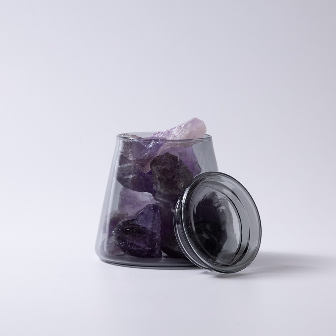 【Montagne】紫水晶 | 富士山晶矿杯 - 香薰/精油/线香 - 水晶 紫色