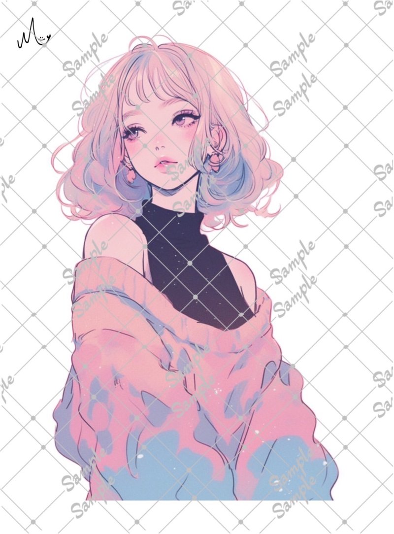 原创人物贴纸 - 贴纸 - 纸 