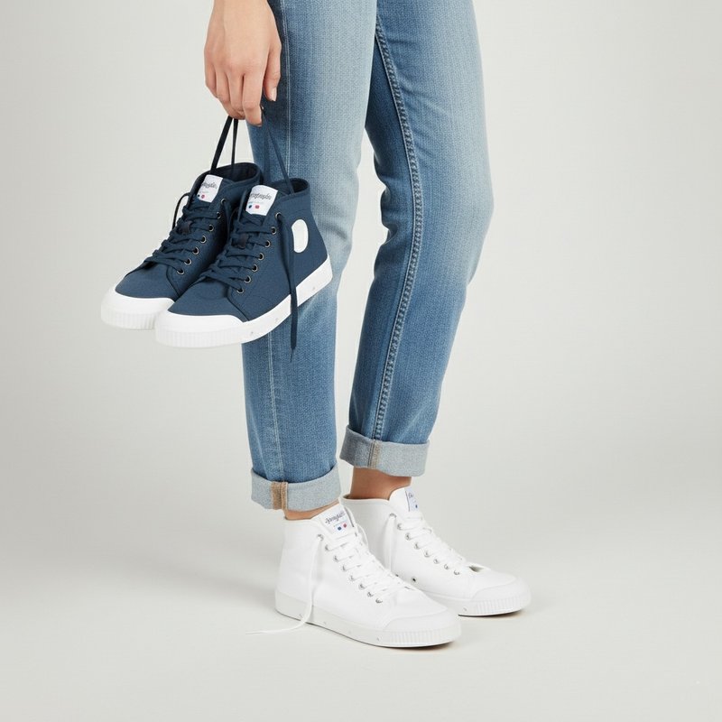 B2 帆布鞋 女段 / 法国Spring Court官方旗舰 / - 女款休闲鞋 - 棉．麻 多色