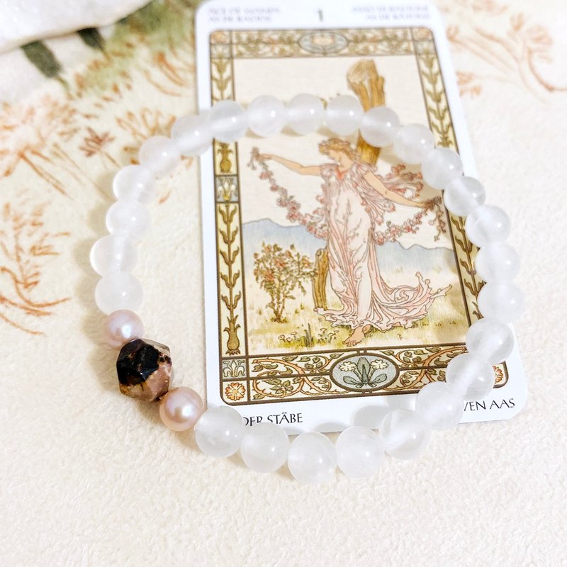 冰豆妮 天然矿石 水晶手环 - 手链/手环 - 半宝石 