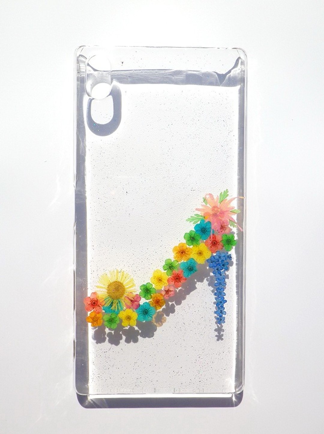 Anny's workshop手作押花手机保护壳，适用于SONY Xperia Z5 Premium, 花漾高跟鞋(二) - 手机壳/手机套 - 塑料 
