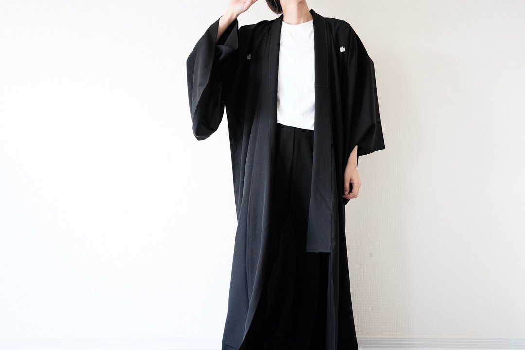 和服, 黑色和服, 长和服, 和服长袍, 及踝和服, 和服洋装 - 晚装/礼服 - 聚酯纤维 黑色